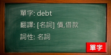 debt