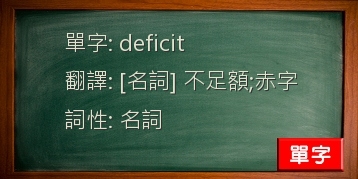 deficit