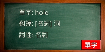 hole