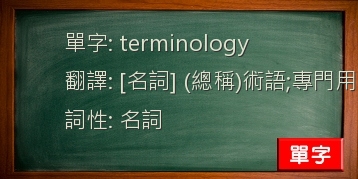 terminology